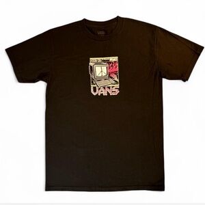 Vans Black Tee with Retro Graphic